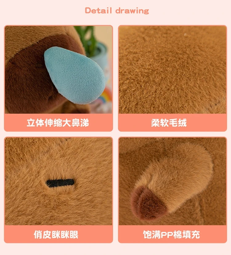 Cozy Companion Giant Capybara Plush