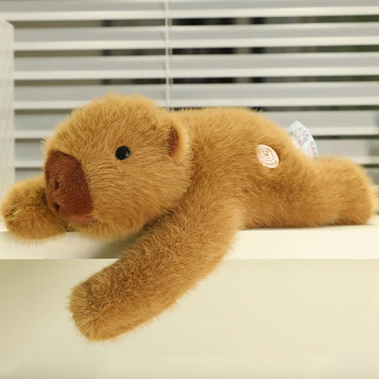 Cozy Companion Weighted Capybara Plush