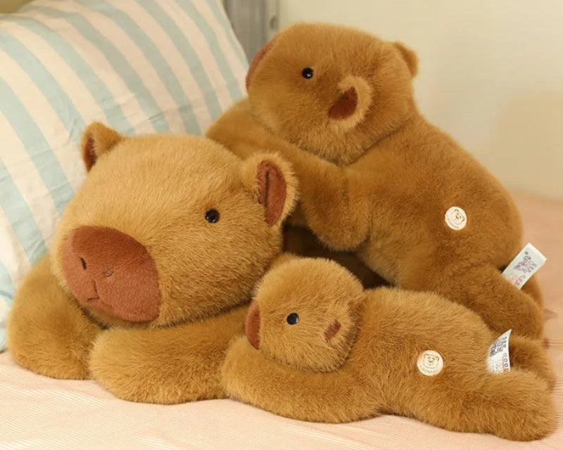 Cozy Companion Weighted Capybara Plush