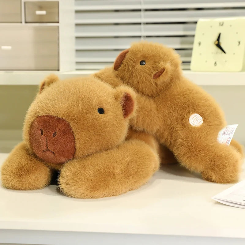 Cozy Companion Weighted Capybara Plush