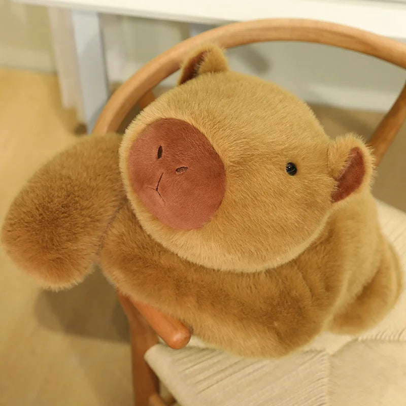 Cozy Companion Weighted Capybara Plush