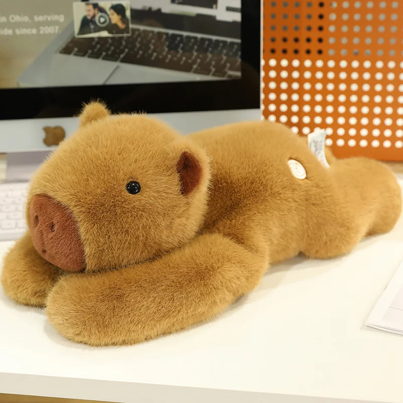 Cozy Companion Weighted Capybara Plush