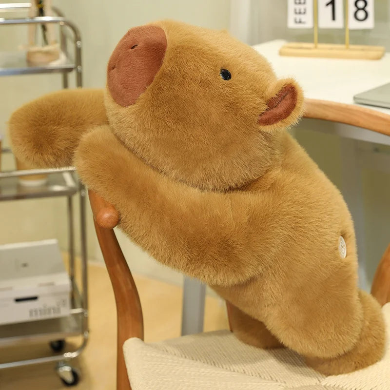 Cozy Companion Weighted Capybara Plush