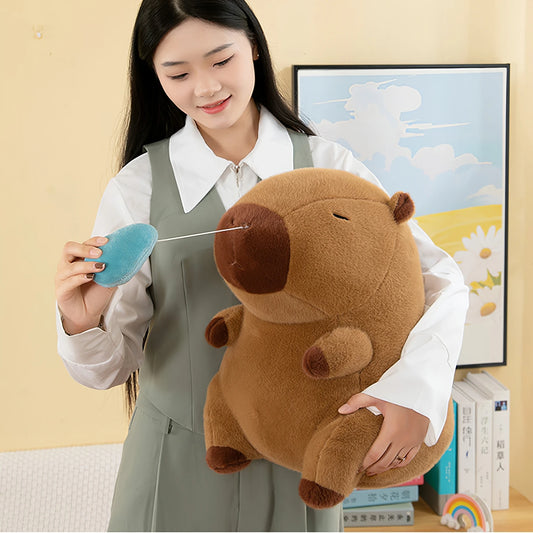 Cozy Companion Giant Capybara Plush