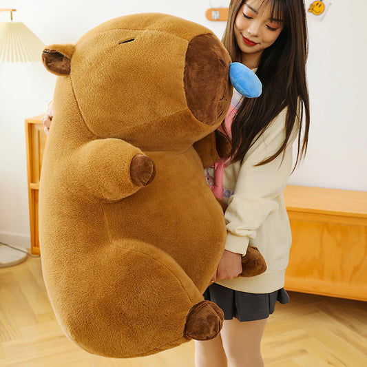 Cozy Companion Giant Capybara Plush